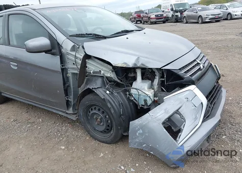 2021 Mitsubishi Mirage Carbonite Edition/Es/Le из США, поврежденный, VIN ML32AUHJXMH005095